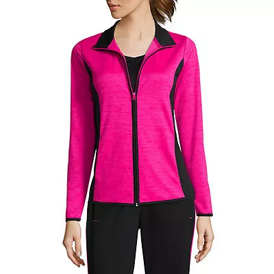 Made For Life Mesh Jacket Tall New Size ST Msrp $40.00 Fuchsia Melange • $19.99