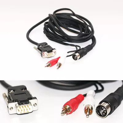 Commodore 64 C64 To 1084S / ST Monitor (with 9D Socket) Lead / Cable With Audio • $36.89