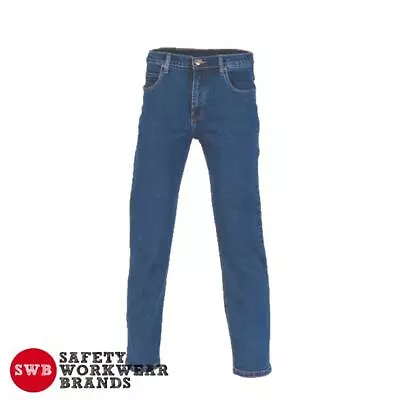 DNC Workwear Mens Denim Stretch Work Jeans Pants Trousers Casual Tradie New 3318 • $47.66