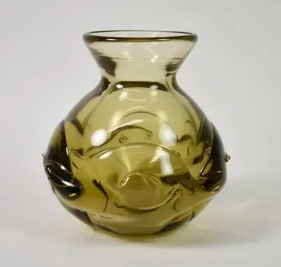 Dominick Labino Art Glass Vase Signed And Dated 1972 • $595