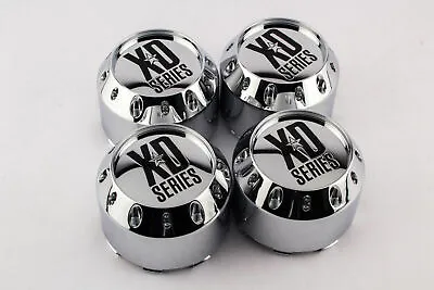 Set 4 XD 779 Badlands 786 795 Hoss Chrome Wheel Chevy 6 Lug Center Cap 464K106 • $120