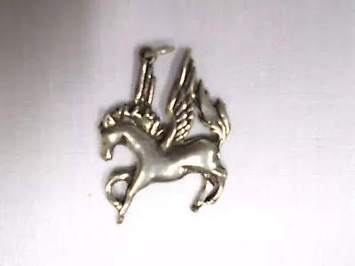 $8.08 • Buy New Fantasy Winged Pegasus Horse Usa Cast Pewter Pendant On Adj Cord Necklace 