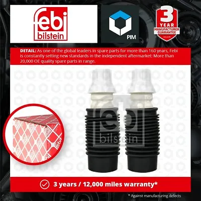 Shock Absorber Dust Cover Kit Fits FIAT 500 312 Front 1.2 1.4 1.3D 2007 On Febi • $28.63