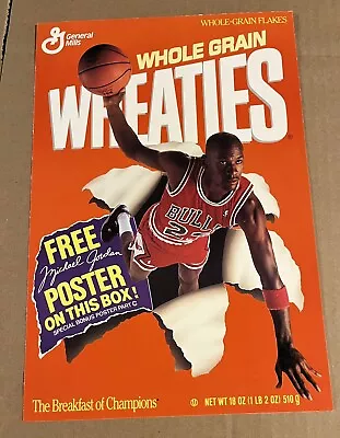 Michael Jordan Wheaties Cereal Box Poster • $10