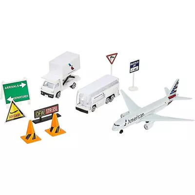 Daron American Airlines Airport Play Set Die-Cast And Plastic • $17.59