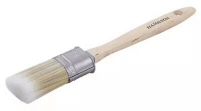 Pure Synthetic Oval Angled Paint Brush 25mm Hamilton Prestige • £7.99