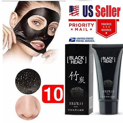 10 Tube XIUZILM Black Mask Face Blackhead Remover Mud Deep Cleansing Peel Acne • $18.39