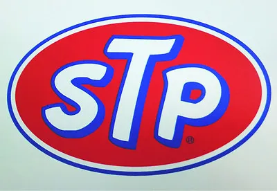 (2) 3.5   Tall STP Vinyl Decal Sticker Vintage Race Super Chevy Ford • $4.69