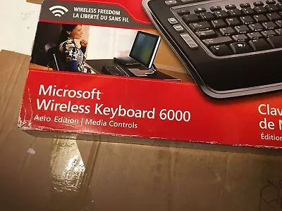 Microsoft Wireless Keyboard 6000 Model 1374 1123 Woa9db59 • $54.62