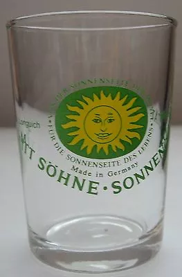 Schmitt Sohne Sonnenqualitat Glass Wine Tasting Longuich Mosel Germany • $4.95