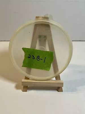 Vintage Tupperware Clear Sheer 5 3/4   Round Replacement Lid Seal #238  B Tab • $4.49