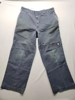 Vintage Dickies Double Knee Workwear Pants Mens 36x30 Painter Canvas Distressed • $27.99