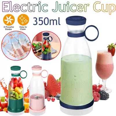 Portable Blender Personal Shakes Blender Juice Blender Handheld Fruit Juicer Cup • $13.98