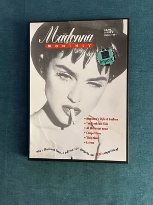 £135 • Buy Madonna - Monthly -Issue No 1 -magazine , Limited Vinyl -poster Box Set
