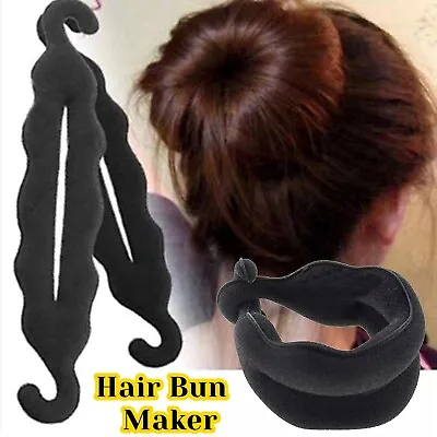 French Hair Braiding Tool Bun Maker Roller Hook Easy Plait Twist Styling Magic • £2.98