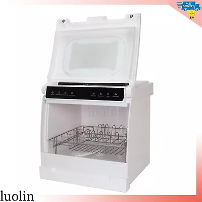 Table Top Dishwasher 6 Programs Mini Portable Freestanding For Apartment Caravan • £184.80