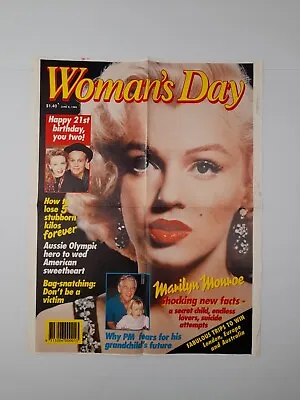 Woman's Day 6th June 1989 Newsagent DISPLAY POSTER Marilyn Monroe • $7