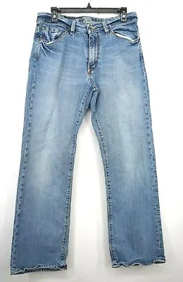 X2 Denim Laboratory Womens Blue 5-Pocket Comfortable Boot Cut Denim Jeans 36x32 • $12.99