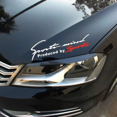 $2.60 • Buy Sports Racing Car Accessories Sticker Auto Reflective Vinyl Graphic Decor Decals