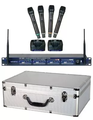 Vocopro UHF58059 Rec 4 Ch Wireless Mic System • $689