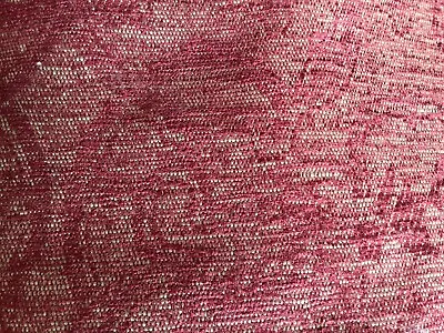 LAURA ASHLEY UPHOLSTERY  Burgundy MATERIAL 51 Inches X 57 Inches   ( New ) • £20