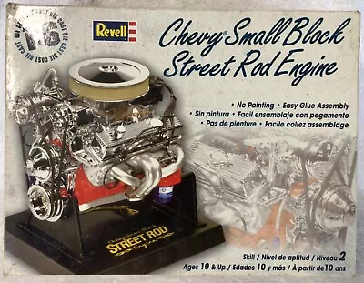 NEW  Revell 1:6 Chevy Small Block Street Rod Engine Die Cast • $60