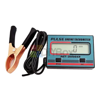 Digital 1~99999 Minutes Meter Tachometer Inductive Engine Gauge RPM Timer LCD • $41.76