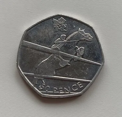 2011 Olympic Equestrian 50p Coin • £2.90