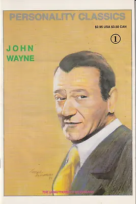 PERSONALITY CLASSICS #1  JOHN WAYNE LIMITED EDITION #946/2000  1st PRINT  NICE!! • $9.79