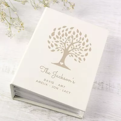 Personalised Family Tree 6x4 Photo Album With Sleeves Family Album Any Occasion • £18.99