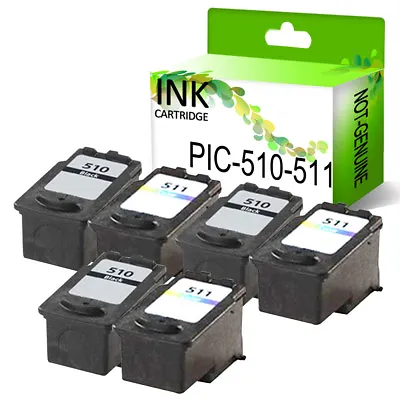 LOT Printing Pleasure Ink For Canon PG510 CL511 PG512 CL513 • £30.29