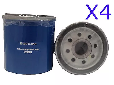 4x Oil Filter Fits Ryco Z386 TOYOTA COROLLA AE101 1.6L 4AFE 1994-2001 • $16