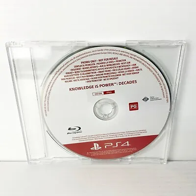 Knowledge Is Power - Promotional Promo Not For Resale - Full Game PS4 • $28.88