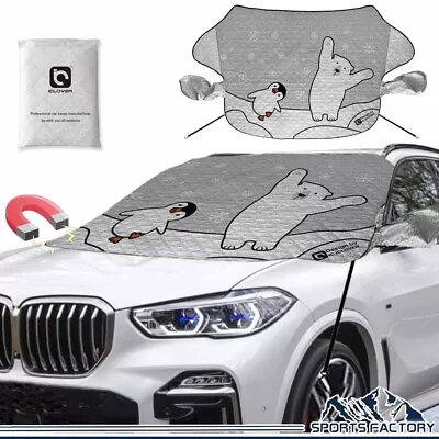 Magnetic Car Windshield Snow Cover Protector Winter UV Frost Ice Guard Sun Shade • $14.99