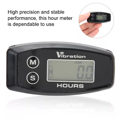 Hour Meter Waterproof Vibrating Wireless Timing System For Motorcycle ATV RL HM0 • $23.61