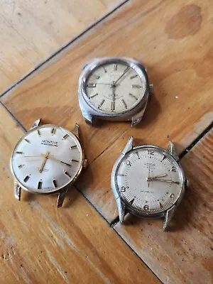 3 Hand Winding Watches For Spare And Repair Including Lanco • £37.50