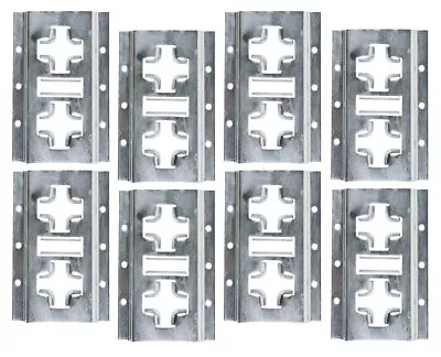 (8 Pack) 8'' E Track Horizontal & Vertical Cross Galvanized Trailer Truck • $39.99