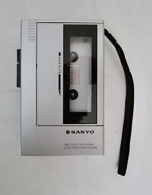 Vintage Sanyo Compact Cassette Tape Recorder Model # M1010 • $10