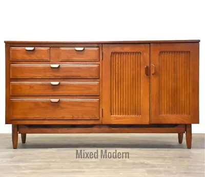 Mid Century Modern Chestnut Credenza • $2500