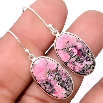 Women Vintage Silver Pink Turquoise Earrings Native American Hook Fine Jewelry • $1.75