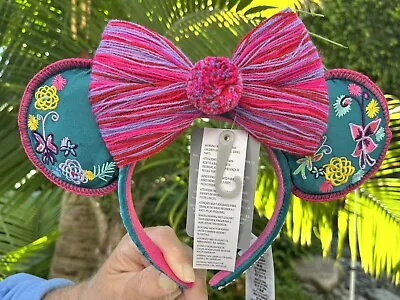 Disney Parks Encanto Minnie Mouse Ears Headband Flowers -  Magic Awaits You  NWT • $31.49