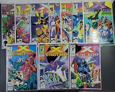 (10) X-FACTOR #20-29 Run Lot 1987 Marvel Comics High Grade 23 24 1st Archangel • $39.95