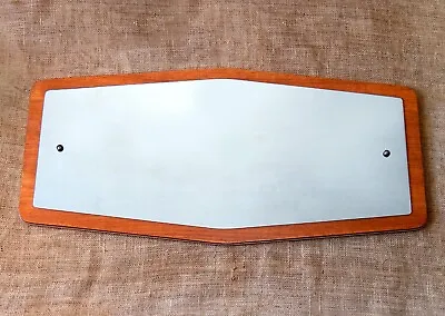 Vintage Mid Century Wall Mirror Wooden Teak Retro MCM • $155.42