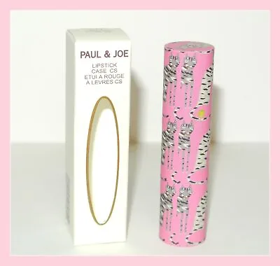 Paul & Joe Lipstick Case CS Cat Kitty Print Pink Full Size New In Box • $14.38