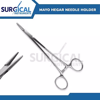 German Grade Mayo Hegar Needle Holder Driver 8  Surgical Dental Instruments • $8.10