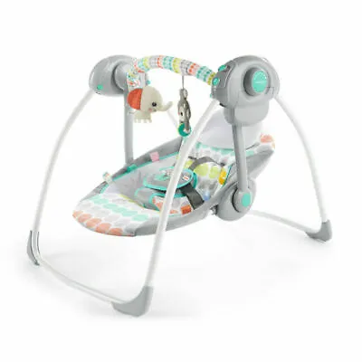 $30 • Buy Bright Starts 11803 Whimsical Wild Portable Baby Swing