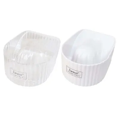 Portable Nail Soaking Bowl Fits Hand Curve Soak Off Polish Remover For Manicure • £9.64