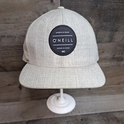 $16.99 • Buy O'Neil Mens Snapback Hat Cap Gray One Size Wool Blend Spell Out Logo