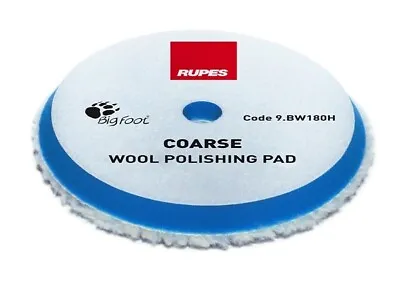 $17.25 • Buy 6.75  Rupes Blue Coarse Wool Cutting & Polishing Pad - For 6  Backing Plate