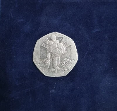 £1 • Buy 2006 50p Wounded Soldier Victoria Cross Army Coin Fifty Pence - Circulated